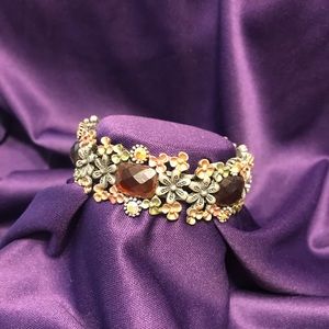 Vintage Floral Stretch Cuff